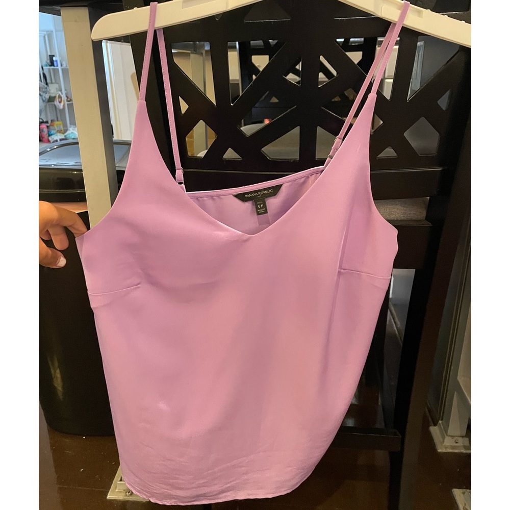 Lilac Banana Reublic spaghetti strap top